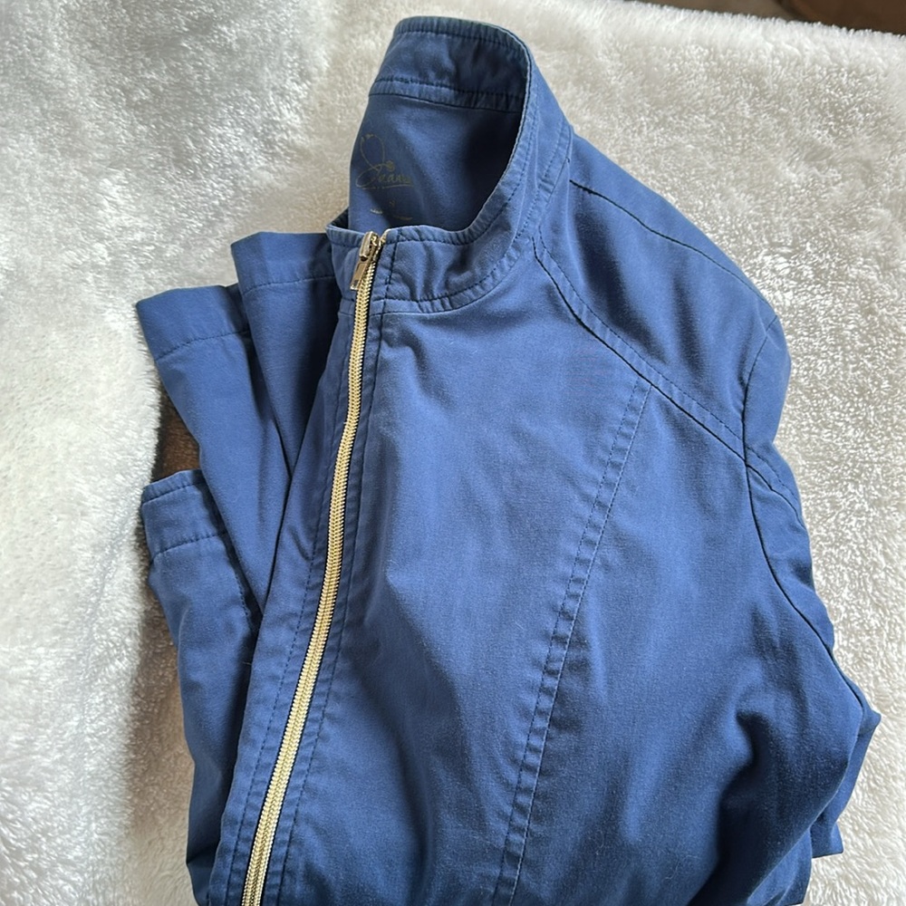 Blue Zip-Up Jacket